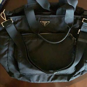 Prada diaper bag (blk)